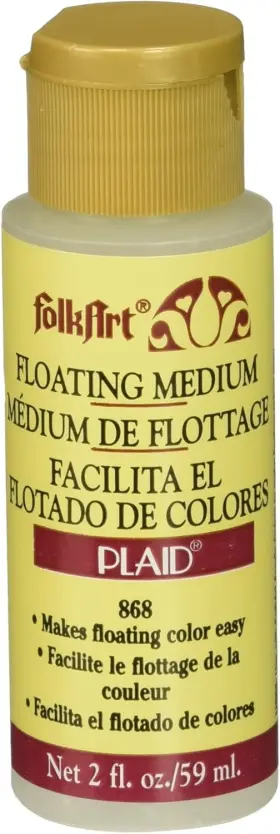 Folkart 711938249958 Floating Medium 2-ounce 868 Yellow 2 Fl Oz Pack Of 1
