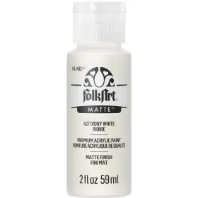 Folkart Ja427 Acrylic Paint In Assorted Colors 2 Fl Oz Pack Of 1 Ivory White