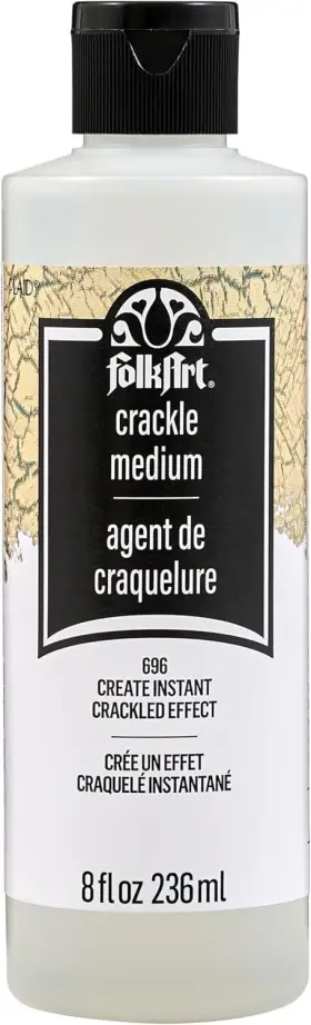 K696 Folkart Medium 8 Ounce 696 Crackle Fl Oz Pack Of 1 Multicolor