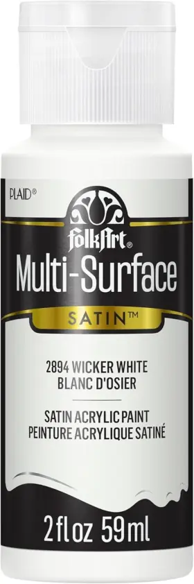 Pl2894 Folkart Multi-surface Paint In Assorted 2 Fl Oz Pack Of 1 Wicker White