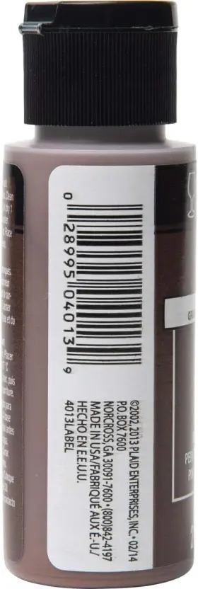 Pl4013 Folkart Enamel Glass And Ceramic Paint In 2 Fl Oz Pack Of 1 Coffee Bean #3