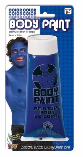 75590 Forum Novelties Washable Costume Body Paint 3.4oz Blue