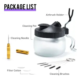 Gaahleri 975834940157 Airbrush Cleaning Kit Pot 5 Pcs Brushes #2