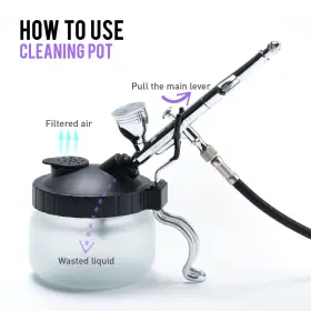 Gaahleri 975834940157 Airbrush Cleaning Kit Pot 5 Pcs Brushes #3
