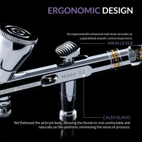 Gaahleri 975834940850 Airbrush Premium Series Ghpm-mobius 0.2mm #3