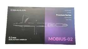 Mobius-02 Gaahleri 0.2mm Dual-action Airbrush Premium Series
