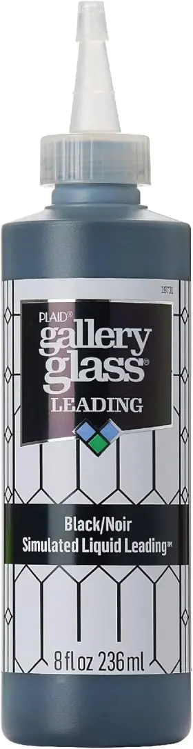 136927 Gallery Glass Liquid Leading Black 8 Fl Oz Pack Of 1