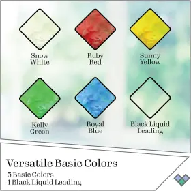 19682 Gallery Glass Basic Stained Kit 6 Piece 12 Fl Oz Pack Of 1 #2