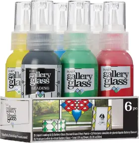 19682 Gallery Glass Basic Stained Kit 6 Piece 12 Fl Oz Pack Of 1