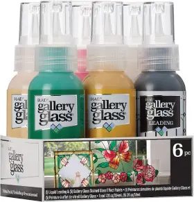 19683 Gallery Glass Floral Stained Kit Paint 12 Fl Oz Pack Of 1