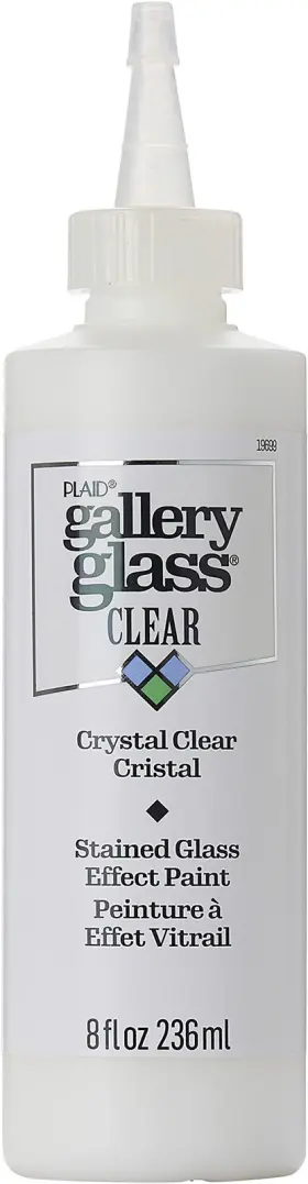19699 Gallery Glass Crystal Clear Stained 8 Fl Oz Pack Of 1
