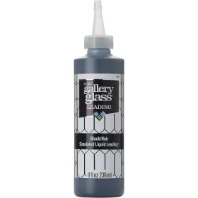 19701 Gallery Glass Liquid Lead Black Large