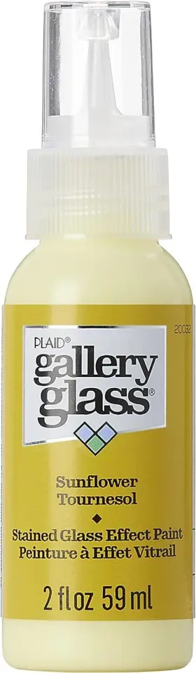 20032 Gallery Glass Sunflower Stained 2 Fl Oz 1 Count Pack Of