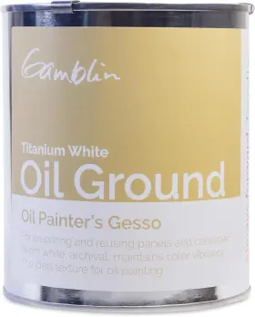 01132 Gamblin Oil Painting Ground 32 Oz. Fl Oz Pack Of 1 White