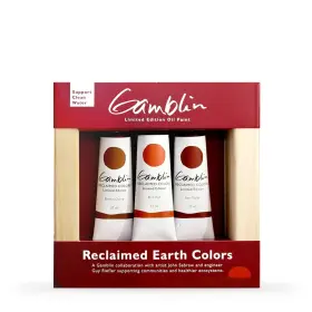 101113 Gamblin Reclaimed Earth Set 1.25 Fl Oz Pack Of 3