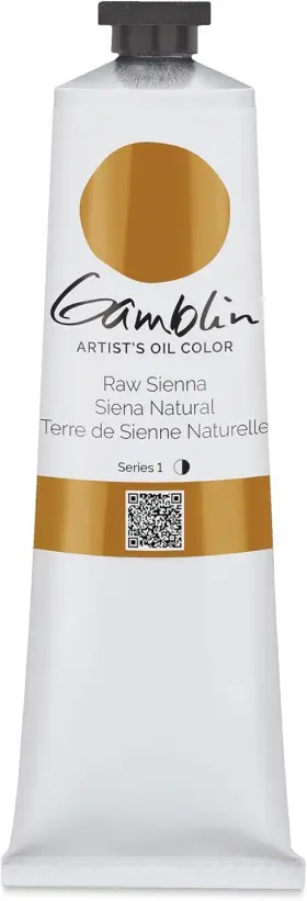 Gamblin 729911126103 Oil Color Raw Sienna 150 Ml Tube 5.07 Fl Oz Pack Of 1