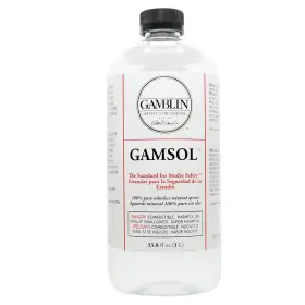 G00092 Gamblin Artistsft Grade Gamsol Oil Color Size 1 Liter 33.8 Fl Oz Pack Of Clear