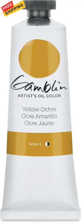 Gb1780 Gamblin Artist Oils Yellow Ochre 37ml 1.25 Fl Oz Pack Of 1