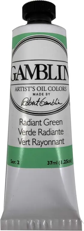 Gb1885 Gamblin Artist Oil 37ml Radiant Green 1.25 Fl Oz Pack Of 1