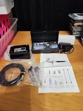 Hy-f200 Gocheer Mini Professional Airbrush Set With Superior Powerful Performance Model