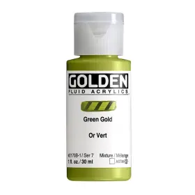 014000-21701 Golden Fluid Acrylic Paint 1 Ounce-green Gold Fl Oz Pack Of Green