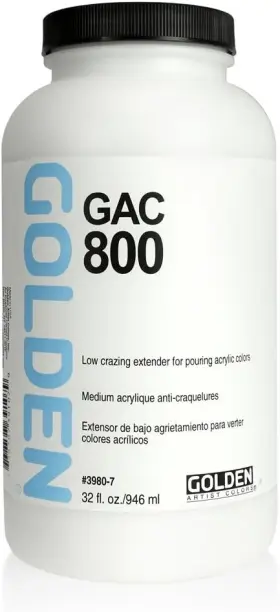 Gac-800 Golden 738797398078 Acryl Med 32 Oz Acrylic White Fl Pack Of 1