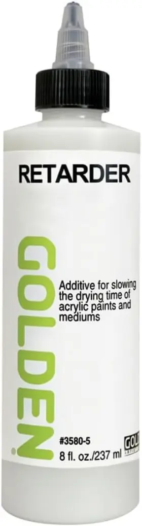 0003580-5 Golden Artist Colors Retarder By 8 Fl Oz. / 237 Ml Bottle Professional Clear