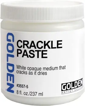 35575 Golden Artist Colors Crackle Paste By 8 Fl. Oz. Jar Fl Oz Pack Of 1 White