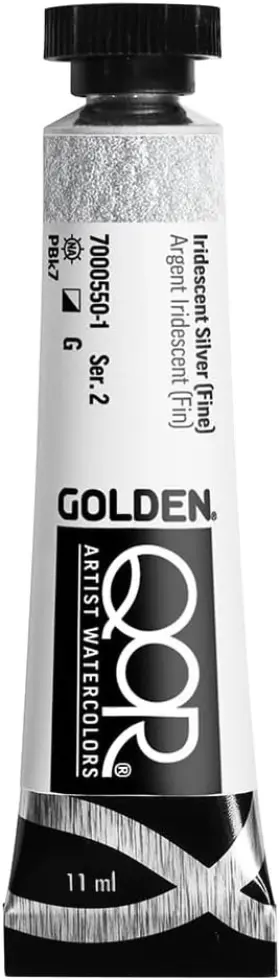 Qur11-7000550-1 Golden Artist Colors Qor Watercolors By 0.37 Fl Oz Pack Of 1 Iridescent Silver Fine