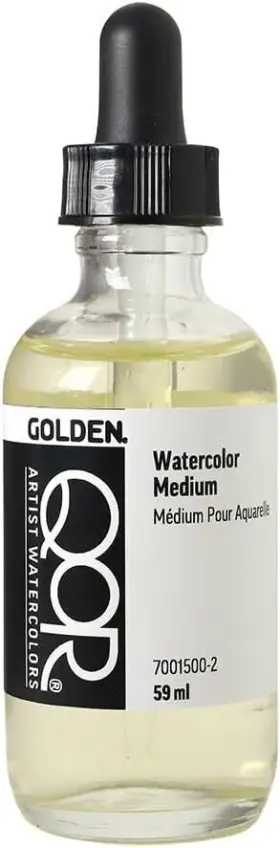 Qurmed-7001500-2 Golden Artist Colors Qor Watercolor Medium 2 Oz Fl Pack Of 1 Clear