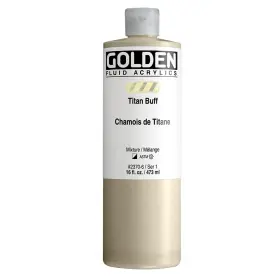 Gld2370-6 Golden Fluid Acrylics Titan Buff 16 Fl. Fl Oz Pack Of 1