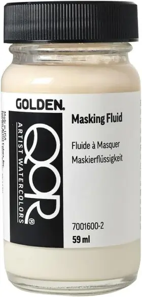 Gldmedyum7001600-2 Golden Qor Watercolor Masking Fluid 2 Oz. Jar Fl Oz Pack Of 1 White