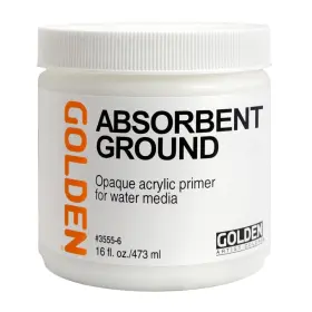Gldnmed473-3555 Golden Absorbent Ground By 16 Fl. Oz. Jar Fl Oz Pack Of 1 White