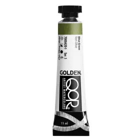 Qur11-7000420-1 Golden Qor Artist Watercolors Olive 0.37 Fl Oz Pack Of 1 Green