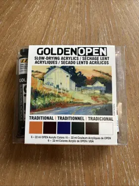 Goldenopen 738797004504 Slow-drying Acrylics Traditional