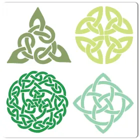 Diy-wh0244-252-us16 Gorgecraft 11.8 Inch Celtic Knot Stencil Plastic Drawing Stencils Reusable Pa