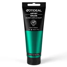 18847 Gotideal Metallic Acrylic Paint Pearl 4.1 Fl Oz Pack Of 1 Viridian