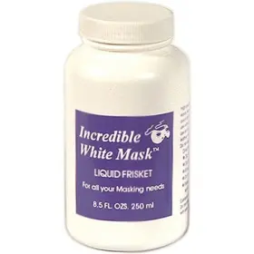 Grafix 096701126941 Incredible White Mask Liquid Frisket Removable Latex Target