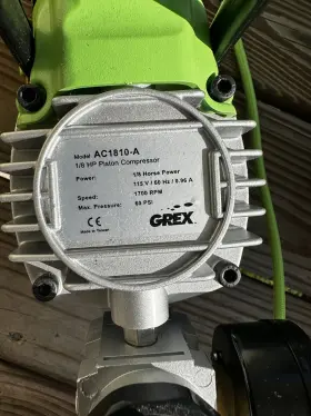Ac1810-a Grex Gck04 Airbrush Combo Kit With Genesis.xsi And Compressor #3