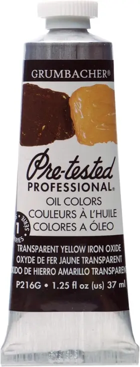 P216g Grumbacher Pre-tested Oil 1.25 Ounce Pack Of 1 Transport Yellow Iron Oxide