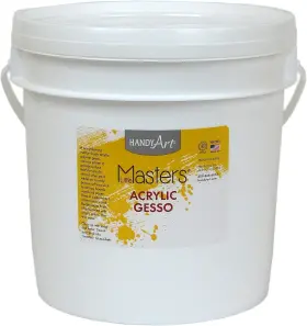 Handy Art 075176156578 Little Masters Economy Acrylic 128 Fl Oz Pack Of 1 White Gesso