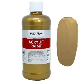 101-162 Handy Art Student Acrylic Paint 16 Fluid Ounces Pack Of 1 Metallic Gold