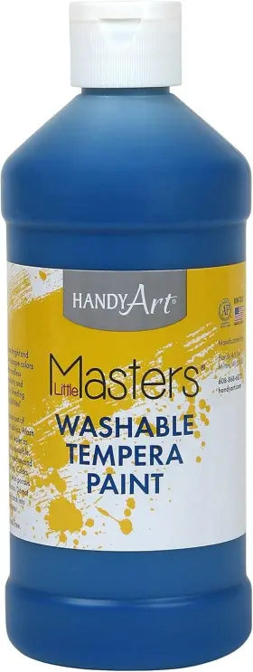 211730 Handy Art Little Masters Washable Paint 16 Ounce Pack Of 1 Blue