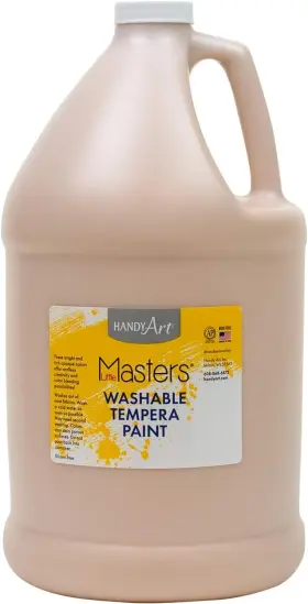 214700 Handy Art Little Masters Tempera Paint 128 Oz 1 Gallon Pack Of Peach