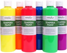 882060 Handy Art 1 Count Pack Of Fluorescent Yellow Orange Hot Pink Blue Green