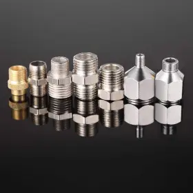 Hanfeng 445047547522 Professional 7pcs Airbrush Adaptor Kit Fitting Connector Set For Air Compressor #2