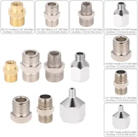 Hanfeng 445047547522 Professional 7pcs Airbrush Adaptor Kit Fitting Connector Set For Air Compressor #3