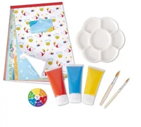 E1069 Hape Color Mix Painting - Activities And Art Supplies 0.5 Liters Multicolor