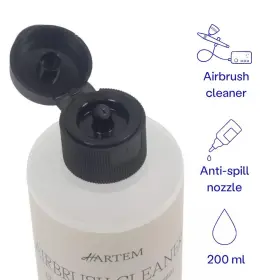 Hartem 435487589106 Airbrush Cleaner 200 Ml 6.76 Fl Oz With Anti-spill Cap Removes Dried Pa #2