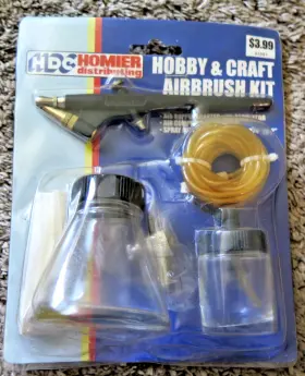 Hdc Homier Distributing 093184010019 Hobby And Craft Airbrush Kit - New